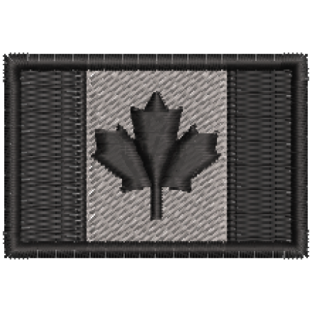 Patch Bordado Bandeira Canadá 3x4,5 cm Cód.MBP256