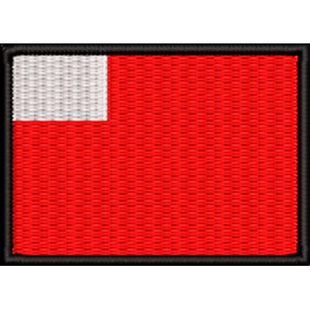 Patch Bordado Bandeira Abu Dhabi 5x7 cm Cód.BDP427