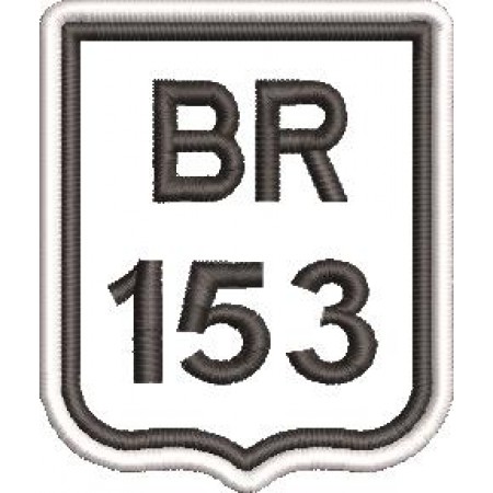 Patch Bordado BR153 - 7,5x6 cm Cód.1731