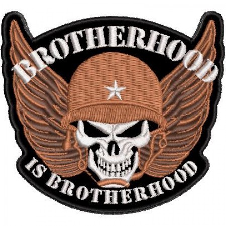 Patch Bordado Brotherhood 10,5x9,5 cm Cód.1171