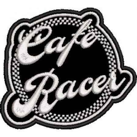 Patch Bordado Café Racer 7x8 cm Cód.1539