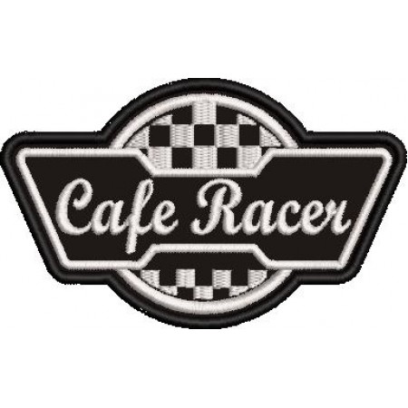 Patch Bordado Café Racer 6x10 cm Cód.1574