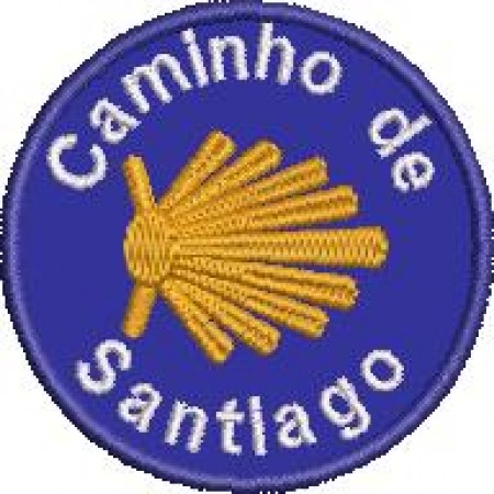 Patch Bordado Caminho de Santiago 5x5 cm Cód.2043