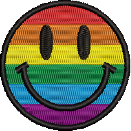 Patch Bordado Emoji LGBT 5x5 cm Cód.5258