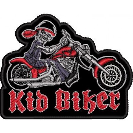Patch Bordado Kid Biker Boy 8x10 cm Cód.1522