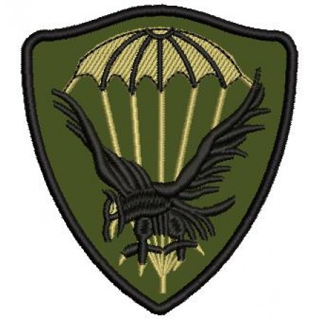 Patch Bordado Paraquedista exército Brasileiro 8,5x7,5 cm Cód.2323