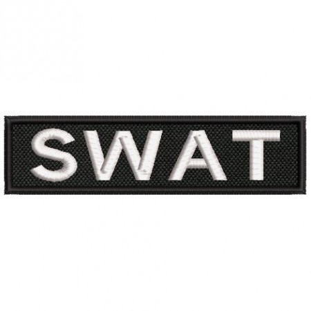 Patch Bordado Swat 3x12 cm Cód.2376
