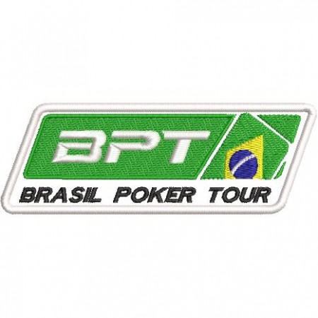 Patch Bordado Poker BPT 4x12 cm Cód.4173