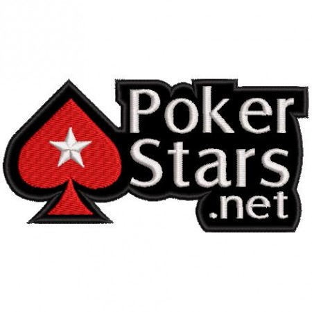 Patch Bordado Poker Stars.net 6x12 cm Cód.4174