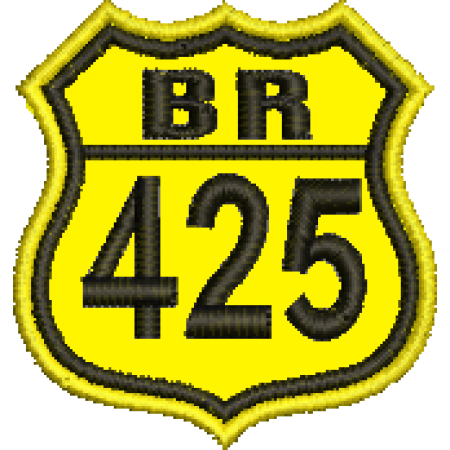 Patch Bordado BR 425 - 4,5x4 cm Cód.5479