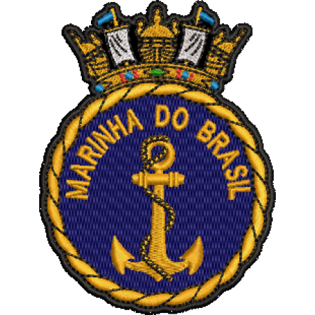 Patch Bordado Marinha do Brasil 9,5x7 cm Cód.5809