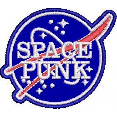 Patch Bordado Space punk 8x6,5 cm Cód.5618