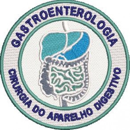 Patch Bordado Gastroenterologia 9x9 cm Cód.5987