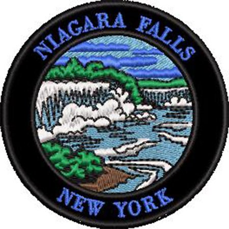 Patch Bordado Niagara Falls 8x8 cm Cód.6315