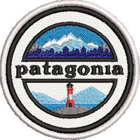 Patch Bordado Patagonia 6,5x6,5 cm Cód.6310
